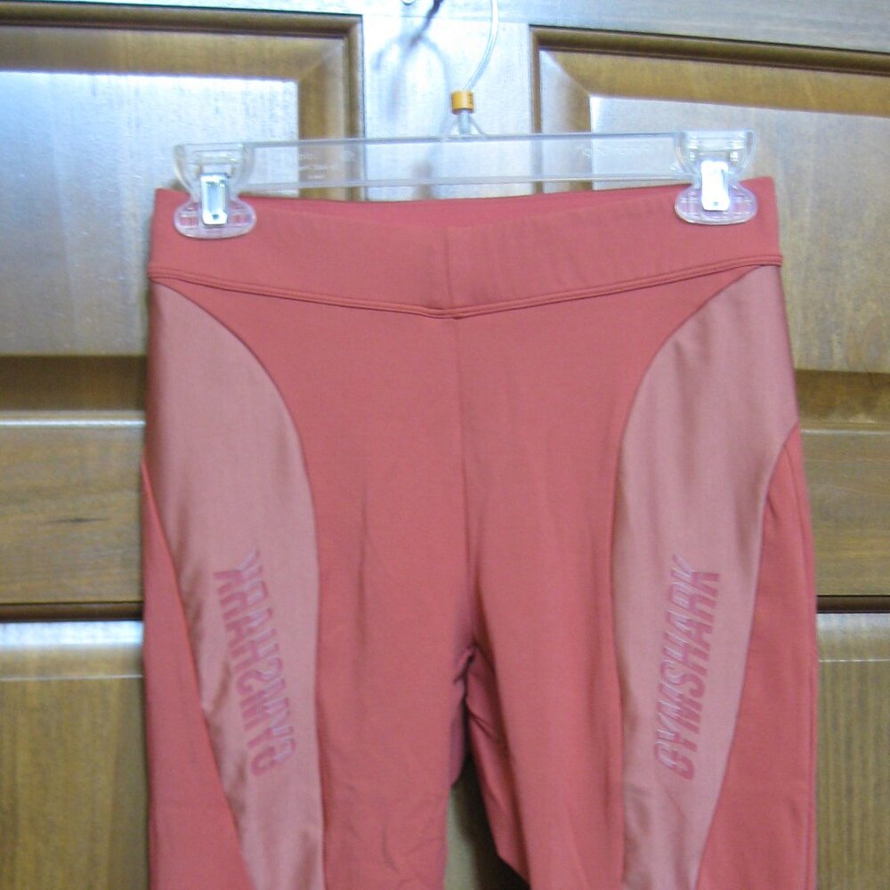 Gymshark Turbo Woman sport cropped capri legging, orange, size Large